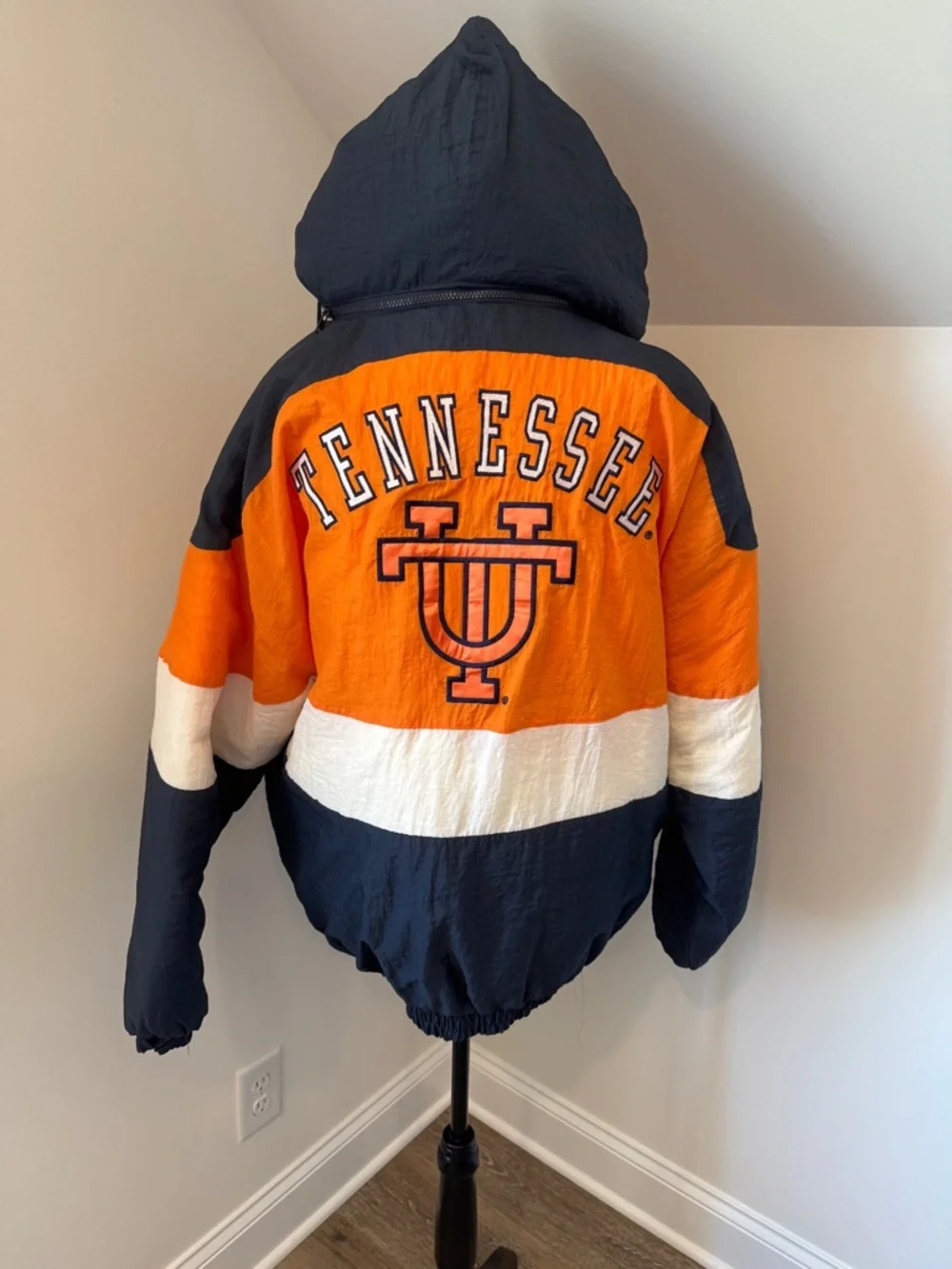 Vintage  Tennessee Volunteers Jacket 90s Colorblock‎ Puffer XL NCAA